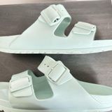 Birkenstock  Arizona Sandals EVA Mint Green Photo 0