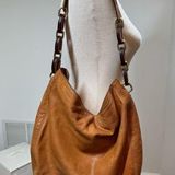 Michael Kors MK Tan Leather HOBO Shoulder Bag Photo 0