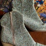 Betsey Johnson Sparkly Boots Photo 0