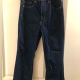 EXPRESS Stretchy cropped flare high rise women’s jeans Photo 0