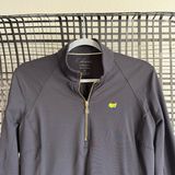 Masters black golf performance quarter zip pullover Size M Photo 0