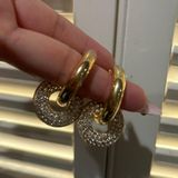 BaubleBar Bauble Large Gold hoop earrings B Photo 0