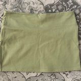 Cotton On Green Mini Skirt Photo 0