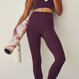 Free People Movement  Hearts Aflutter Ruffle Leggings Photo 0