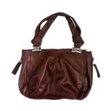 B Makowsky B. Makowsky Brown Leather Shoulder Bag Photo 0