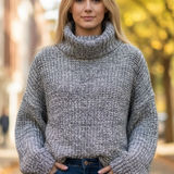 ZARA  oversized turtleneck sweater high low size m Photo 0