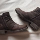 Earth Origins  Brown Buckle Ankle Boots Photo 0