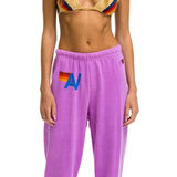 Aviator Nation  Logo Sweatpants Neon Purple  Photo 0