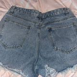 Rhinestone Shorts Blue Size M Photo 0