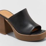 Universal Threads Universal Thread Women's Gabby Platform Mule Heels size 6 Photo 0