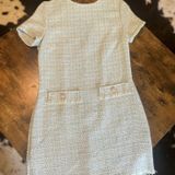 Bebop Light Blue-Cream  Tweed Dress  Photo 0