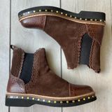 Free People Women's the Atlas Chelsea Boot in Chocolate size 38 (7.5) Photo 0