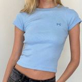 Polly & Esther Baby Blue Tee Photo 0