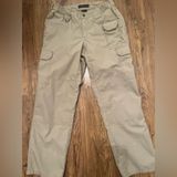 5.11  Tactical Cargo Pants Women's Size 6 Khaki Tan Style Pockets Canvas Photo 0