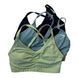 Gymshark  Ruched Sports bra Bundle of 3 Photo 0