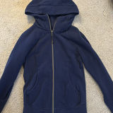 Lululemon  Navy Full-Zip Scuba Hoodie Photo 0