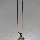 Vintage Gold Cameo Pendant Necklace Multiple Photo 0