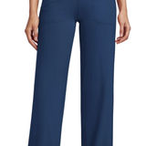 CRZ Yoga  Womens Butterluxe High Waist Wide Leg Pants with Pockets 31" - Buttery Soft Comfy Casual Yoga Lounge Photo 0