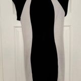 BB Dakota Jack by Black and White Colorblock Vertical Stripe Dress Size Smal Photo 0