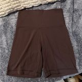 Aritzia Tna Butter Atmosphere High Rise Shorts 7” Brown Photo 0