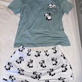 SheIn Panda Pj’s Set Photo 0