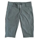 prAna  Women’s Bermuda Hiking Outdoor Shorts | Grey | 0 Photo 0