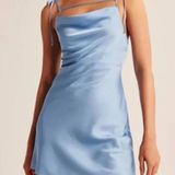 Abercrombie & Fitch  Satin Cowl Neck Mini Dress Photo 0
