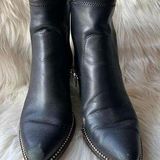Coach Stylish  Black Ankle Boots with Studded Detailing size 8.5 Photo 0