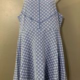 Altar'd State Altar’d State Blue Mini Flowy Dress Photo 0