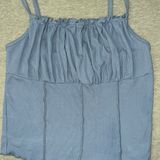 Chocolate USA Chocolate Cropped Faux Corset Tank  Photo 0