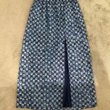 Michael Kors Blue Full Length  Skirt Photo 0
