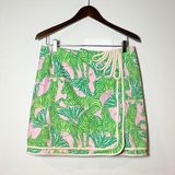 Lilly Pulitzer  Green and Pink Skirt Photo 0