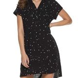 Rock & Republic  Black and White Star Shirt Dress Size Small Photo 0