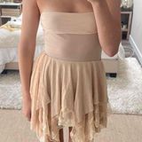 Nude Slip Dress Tan Size M Photo 0