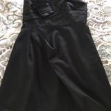 MM Couture Black Strapless Dress Photo 0