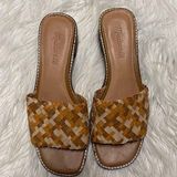 Madewell Sold Out The Cassidy Mule Woven Leather Size 7.5 Photo 0