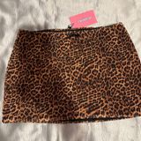 Edikted  Edin Leopard Print Mesh Mini Photo 0