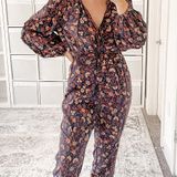 Ulla Johnson Delphine Jumpsuit Midnight Floral Photo 0