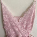 Adorable pink lace dress with bow Photo 0