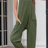 Green overall jumpsuit Size M Photo 0
