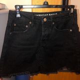 American Eagle Black denim skirt  Photo 0