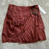 MINKPINK  satin bejeweled mini skirt size S Photo 0