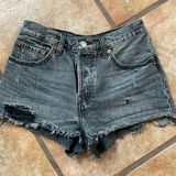 Levi's Levi’s 501 Grey Distressed Denim Shorts W27 Photo 0