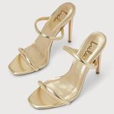 Lulus Gold heels Photo 0