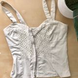 Black Poppy  corset tank top Photo 0