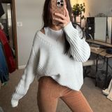 Athleta Oversized Cable Knit Sweater Photo 0