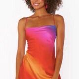 Show Me Your Mumu  Dani Mini Dress In Sunset Ombré Photo 0