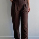 Grace Karin Vintage Brown Trouser Pants Photo 0