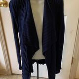 Peter Nygard Med P Nygard Navy Sweater Shrug Photo 0
