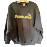 Reebok Vintage  Pittsburgh Steelers Sweatshirt XL Black Crewneck NFL Photo 0